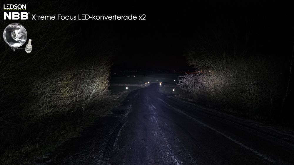 NBB-extraljus LED-konverterat med Xtreme Focus D2Y (Fjärr-ljusbild) med artikelnummer 2663060