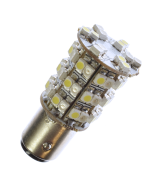 Switchback LED-bulb, 12V, BAY15d / P21/5W, 60 SMD - Red / Orange