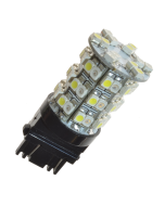 Switchback LED-bulb, 12V, 3157 / P27/7W, 60 SMD - White / Orange