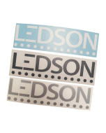 Ledson decal 10 cm (Black, white or silver/grey)