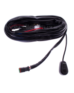 Relay with DT-contacts and button 12V (1 or 2 DT connectors)