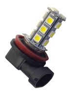 LED-bulb, 12V, H8, 18 SMD - Cream white