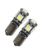 Pinpack, LED-bulb, 12V, BAX9s, 5 diodes, CANBUS - Cool white