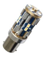 LED-bulb, 12V, BA15s / P21W, 12 SMD - Cool white and CANBUS
