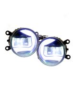 LED DRL round, L-shape (12-24V)