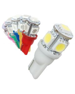 LED-bulb, 12V, T10 / W5W, 5 SMD 