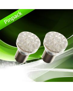 Pinpack, LED-bulb, BA15s, 24 LEDs, 24V