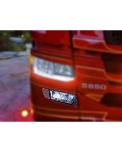 Position light in fog light Scania 2016+ (Cool white and yellow)