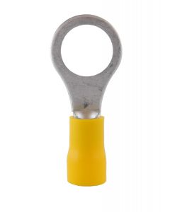  Insulated ring cable lug, Yellow