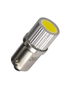 Diode bulb, BA9s, 1 high intensity LED, 24V - Cool white