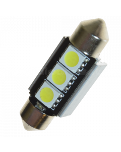 LED-Festoon, 39 mm, 12V, 3 SMD - Cool white and CANBUS