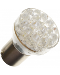 Diode bulb 12V BA15s, 24 LEDs - Cool white