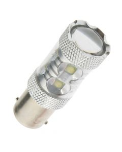 LED-bulb, 12V, BA15s / P21W, 10 Cree - Cool white and CANBUS