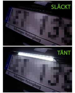 Reversing light for your license plate (12V, 840 lumen)