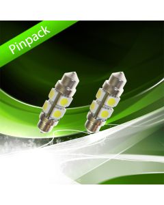 Pinpack, LED-Festoon, 42 mm, 12V, 12 SMD - Cool white