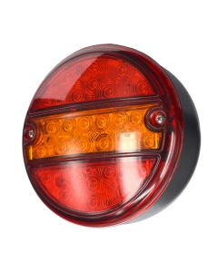 LED tail lamp, round: Tail light, brake light, flasher (E-mark)