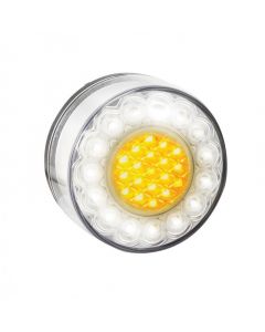 Combined position light / indicator LED lamp round (with additional DRL)