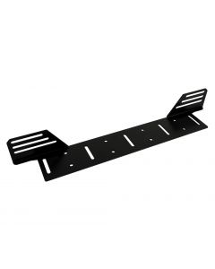 Mounting plate for LED-bars (for license plate)