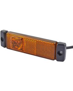 Hella position light LED Orange 24V (E-marked)