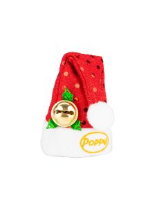 Santa hat for Poppy (Mistletoe)