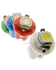 LED-bulb B8,5d, 12V, 1 high intensity diode 