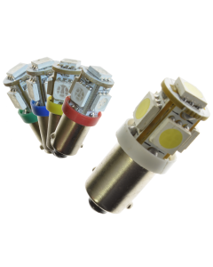 LED-bulb, 24V, BA9s, 5 diodes