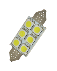 Festoon, 42 mm, 24V, 6 SMD