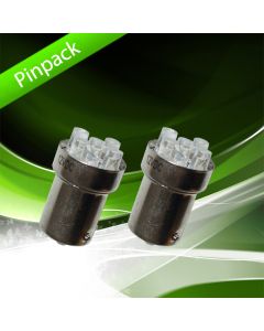 Pinpack, LED-bulb, BA15s, 5 diodes, 24V