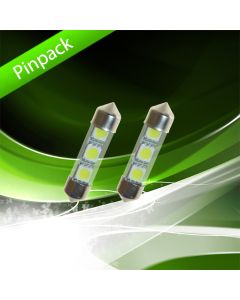 LED-Festoon, 12V, 3 SMD - Cool white