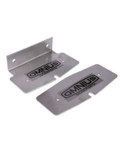Mounting plate for Double Burner in stainless steel