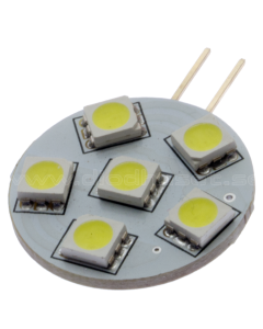G4-bulb with 6 LEDs, cold white (6000K)