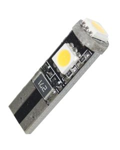 LED-bulb, 12V, T10 / W5W, 3 SMD - Cool white and CANBUS