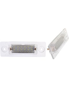 LED-license plate light for Skoda Superb and VW: Caddy, Golf, Jetta, Passat, Touran, Transporter