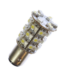 Switchback LED-bulb, 12V, BAY15d / P21/5W, 60 SMD - White / Orange