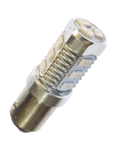 LED-bulb, 24V, BA15s / P21W, 12 Samsung-diodes - Cool white