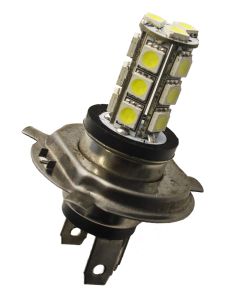 LED-bulb, 24V, H4, 18 SMD - Cool White
