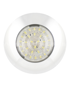 Interior lamp, round, 12V - Cool White
