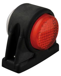 Side marker in rubber mount, 12-24V
