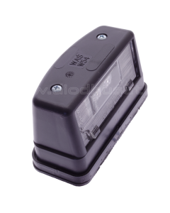 Universal License plate lamp, 2 LEDs, ECE-approved, 12-24V