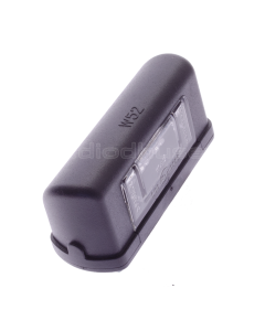 Universal License plate lamp, 2 LEDs, ECE-approved, 12-24V - small