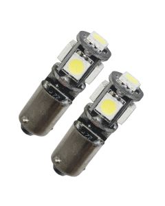 Pinpack, LED-bulb, 12V, BAX9s, 5 diodes, CANBUS - Cool white