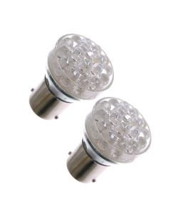 Pinpack, Diode bulb 12V BA15s, 24 LEDs - Yellow/orange