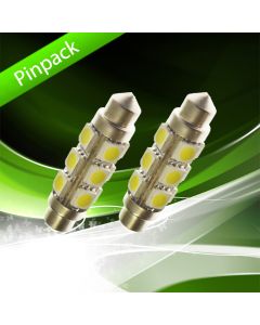 LED-Festoon, 42 mm, 12V, 12 SMD - Cool white