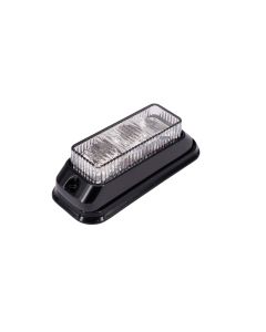 Oblique warning light, 3 LEDs, 12-24V - Orange