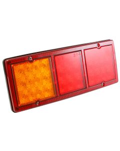 Tail lamp: Tail light, brake light, flasher (E-mark) 3 chambers