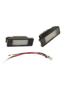 LED-license plate light for Peugot, Citroën