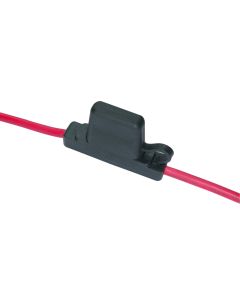 Fuse holder, Maxifuses, black lid