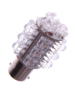 LED-bulb, 12V, BA15s / P21W, 18 SMD - Red