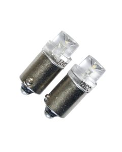 Diode bulbs BAX9s, Cold white (2 pack)