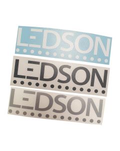 Ledson decal 10 cm (Black, white or silver/grey)